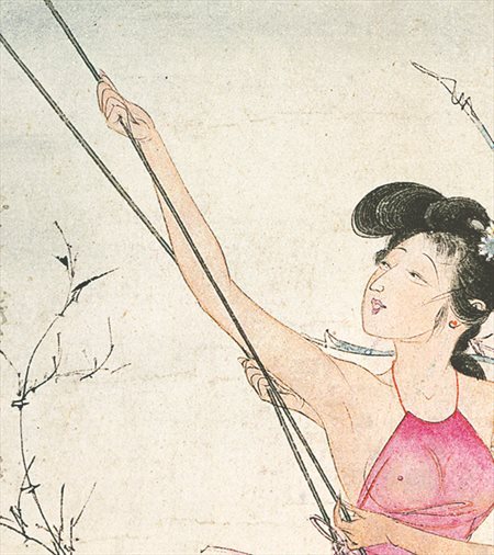 茂南-胡也佛的仕女画和最知名的金瓶梅秘戏图